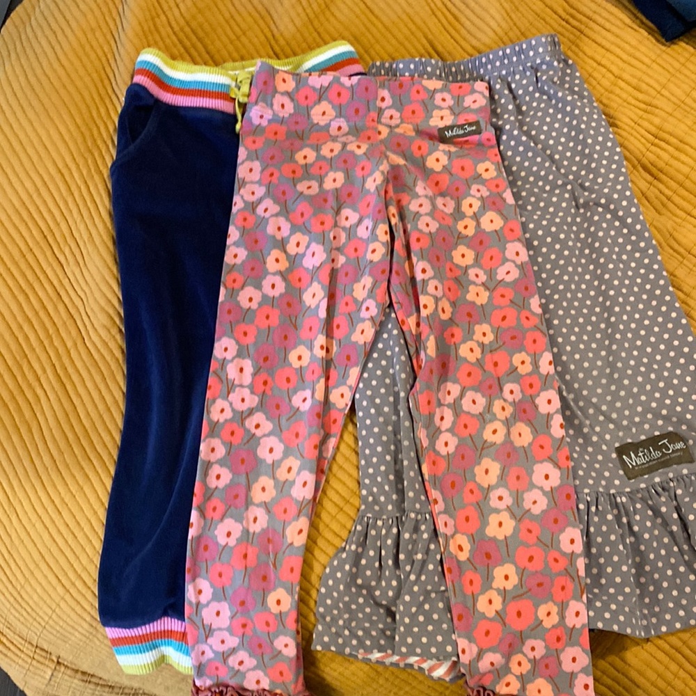 Three pants kids size 6
